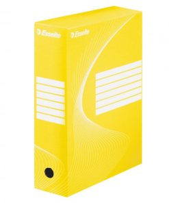 Archívny box Esselte 100mm žltý/biely