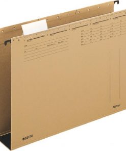 Závesný obal Leitz ALPHA 60mm dno hnedý