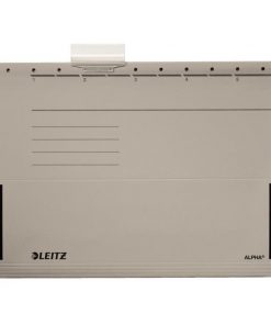 Závesný obal Leitz ALPHA s bočnicami sivý