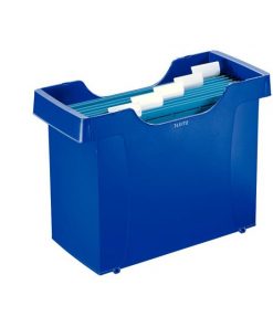 Zásobník na závesné obaly Leitz Plus modrý