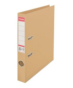 Zakladač pákový Esselte No.1 celoplastový 5cm Naturele pieskový