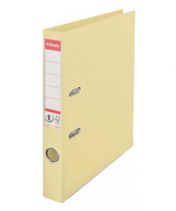 Zakladač pákový Esselte No.1 celoplastový 5cm Naturele krémový