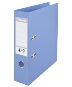 Zakladač pákový Esselte No.1 celoplastový 7,5cm Solea modrý