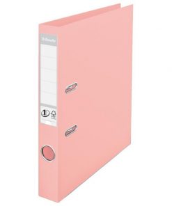 Zakladač pákový Esselte No.1 celoplastový 5cm Solea broskyňový