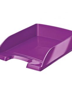 Odkladač Leitz WOW metalický purpurový