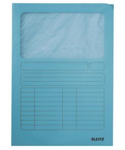Zakladacie zložky s okienkom Esselte svetlomodré