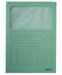 Zakladacie zložky s okienkom Esselte svetlozelené