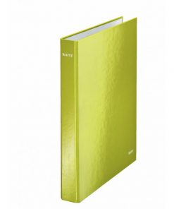 Zakladač 2-krúžkový Leitz WOW laminovaný povrch 4cm zelený