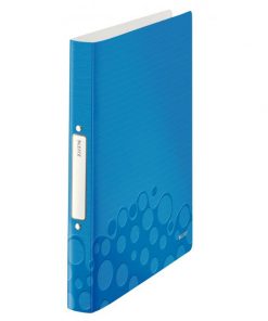 Zakladač 2-krúžkový Leitz WOW celoplastový modrý