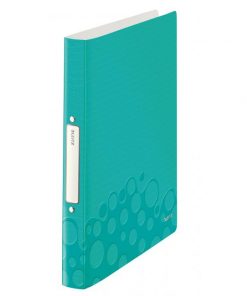 Zakladač 2-krúžkový Leitz WOW celoplastový ľadovo modrý