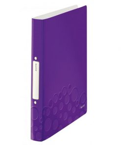 Zakladač 2-krúžkový Leitz WOW celoplastový purpurový