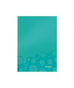 Záznamová kniha Leitz WOW A4 80 listov linajková ľadovo modrá