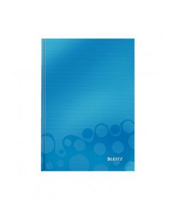 Záznamová kniha Leitz WOW A5 80 listov linajková modrá