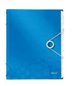 Triediaca kniha 12 Leitz WOW metalická modrá