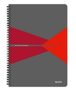 Blok College Leitz Office A4 90 listov linajkový červený