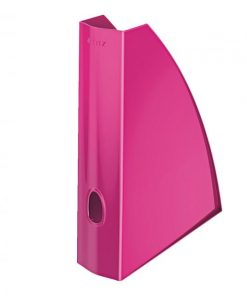 Stojan na časopisy Leitz WOW ružový