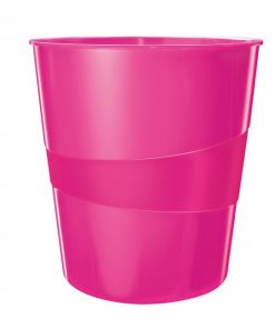 Kôš plastový Leitz WOW 15 ℓ ružový