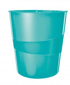 Kôš plastový Leitz WOW 15 ℓ ľadovo modrý