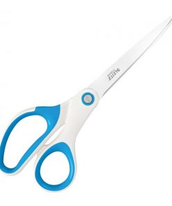 Titánové kancelárske nožnice Leitz WOW 205mm modré