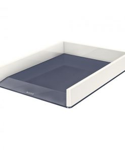 Odkladač Leitz WOW biely/sivý