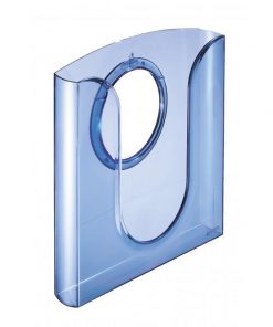 Prezentačný odkladač priehľadný modrý