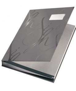 Podpisová kniha designová Leitz sivá