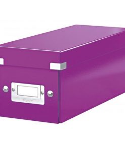 Krabica na CD Click & Store purpurová