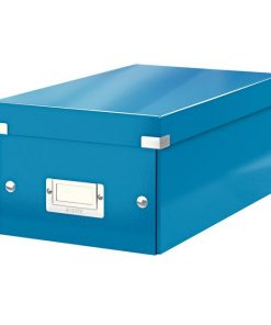 Krabica na DVD Click & Store WOW modrá