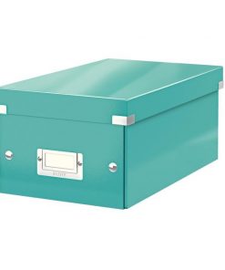 Krabica na DVD Click & Store WOW ľadovo modrá