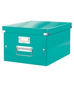 Stredná krabica Click & Store ľadovo modrá