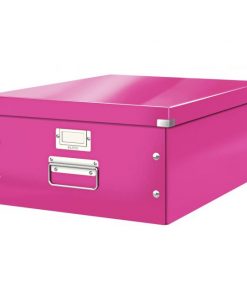 Veľká krabica A3 Click & Store ružová