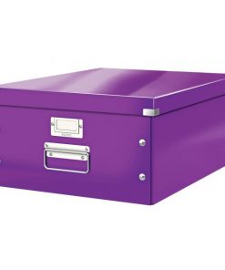 Veľká krabica A3 Click & Store purpurová