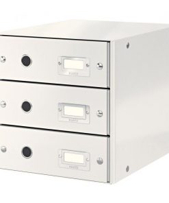 Zásuvkový box Leitz Click & Store 3 zásuvky biela