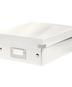 Malá organizačná krabica Click & Store biela