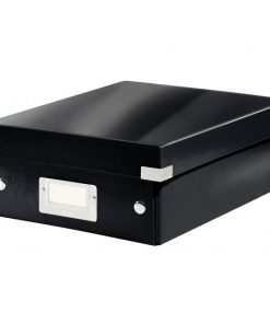 Malá organizačná krabica Click & Store čierna