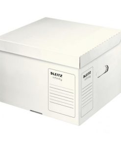 Archívna krabica Leitz Infinity s vekom veľkosť M biela 350x265x320 mm