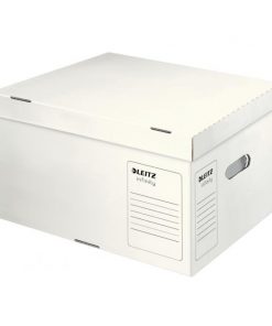 Archívna krabica Leitz Infinity s vekom veľkosť L biela 420x265x350 mm
