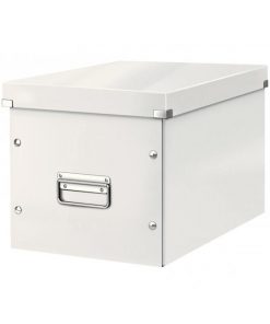 Štvorcová krabica Click & Store A4 biela
