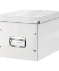 Štvorcová krabica A5 (M) Click & Store perleťova biela