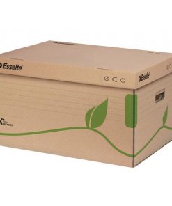 Archívna krabica s vekom Esselte ECO hnedá 345x242x439 mm