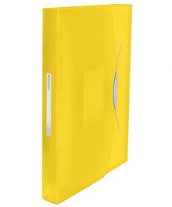 Aktovka plastová s priehradkami Esselte VIVIDA žltá