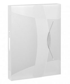 Plastový box s gumičkou Esselte VIVIDA biely