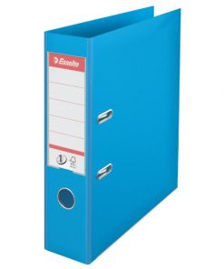 Zakladač pákový Esselte No.1 celoplastový 7,5cm svetlomodrý