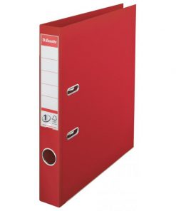 Zakladač pákový Esselte No.1 celoplastový 5cm červený