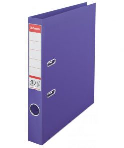 Zakladač pákový Esselte No.1 celoplastový 5cm fialový