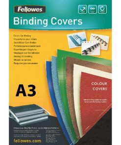 Kartónové obálky na krúžkovú väzbu Delta koža A3 čierne