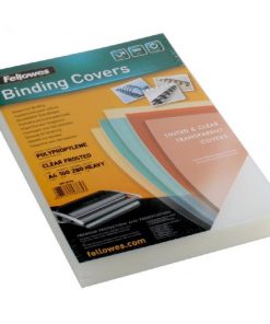 Plastové obálky na krúžkovú väzbu Futura A4 280 mic.priehľadná matná