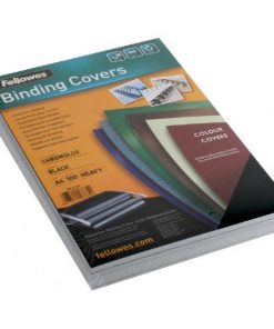 Kartónové obálky na krúžkovú väzbu Chromolux A4 čierne