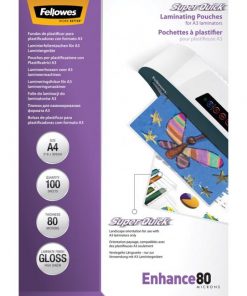 Laminovacie fólie Fellowes 216x303 A4 80mic Superquick