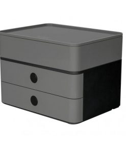 Zásuvkový box ALLISON sivý